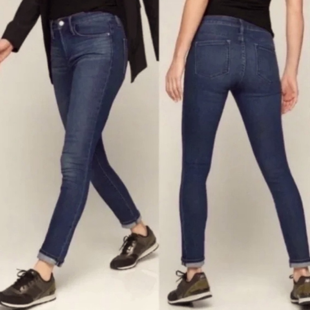 Athleta Sculptek Dark Wash Skinny Jeans #390N